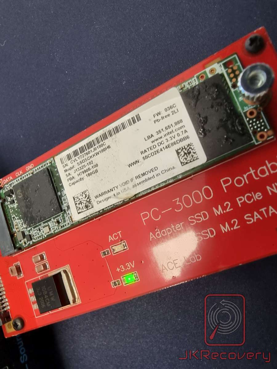 Dyski NVMe przed diagnostyką